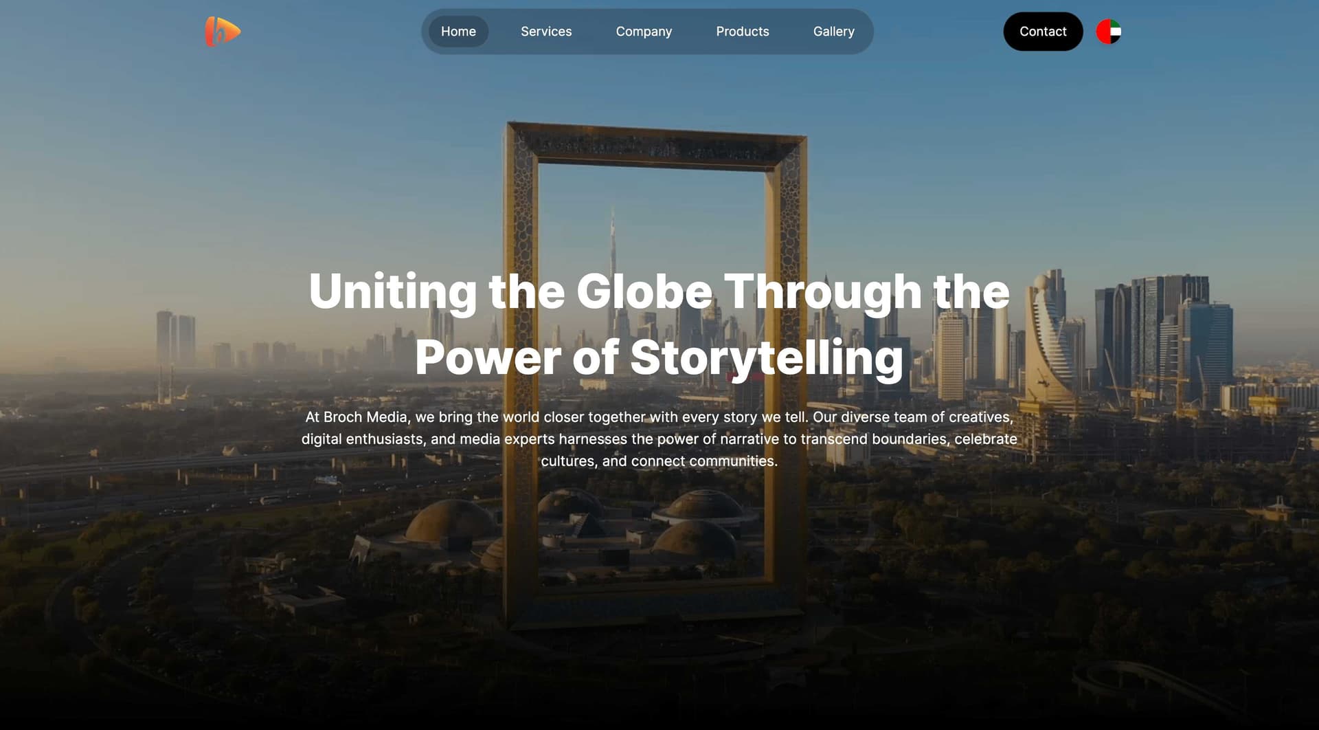 Hamada Aljarrah Broch Media Landing